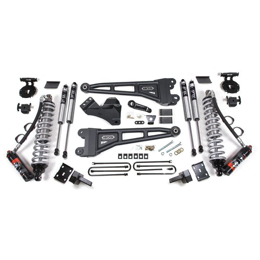 BDS Suspension 4" Radius Arm Coilover Suspension System 11-16 Ford 6.7L Powerstroke F250 / F350