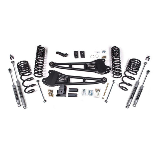 BDS Suspension 4" Radius Arm Lift Kit 14-18 Ram 6.7L Cummins 2500