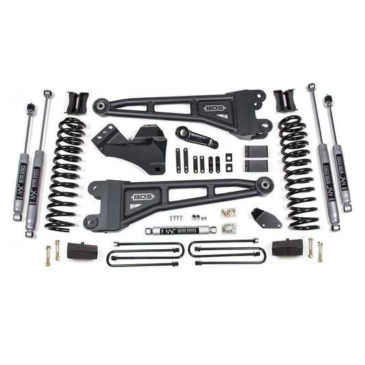 BDS Suspension 4" Radius Arm Lift Kit 08-10 Ford 6.4L Powerstroke F250 / F350