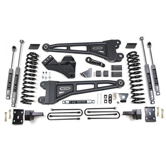 BDS Suspension 6" Radius Arm Lift Kit 05-07 Ford 6.0L Powerstroke F250 / F350