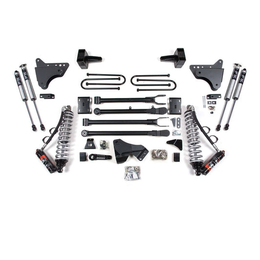 BDS Suspension 4" Lift Kit 4-Link FOX 2.5 Elite Coilover Conversion 11-16 Ford 6.7L Powerstroke 4WD