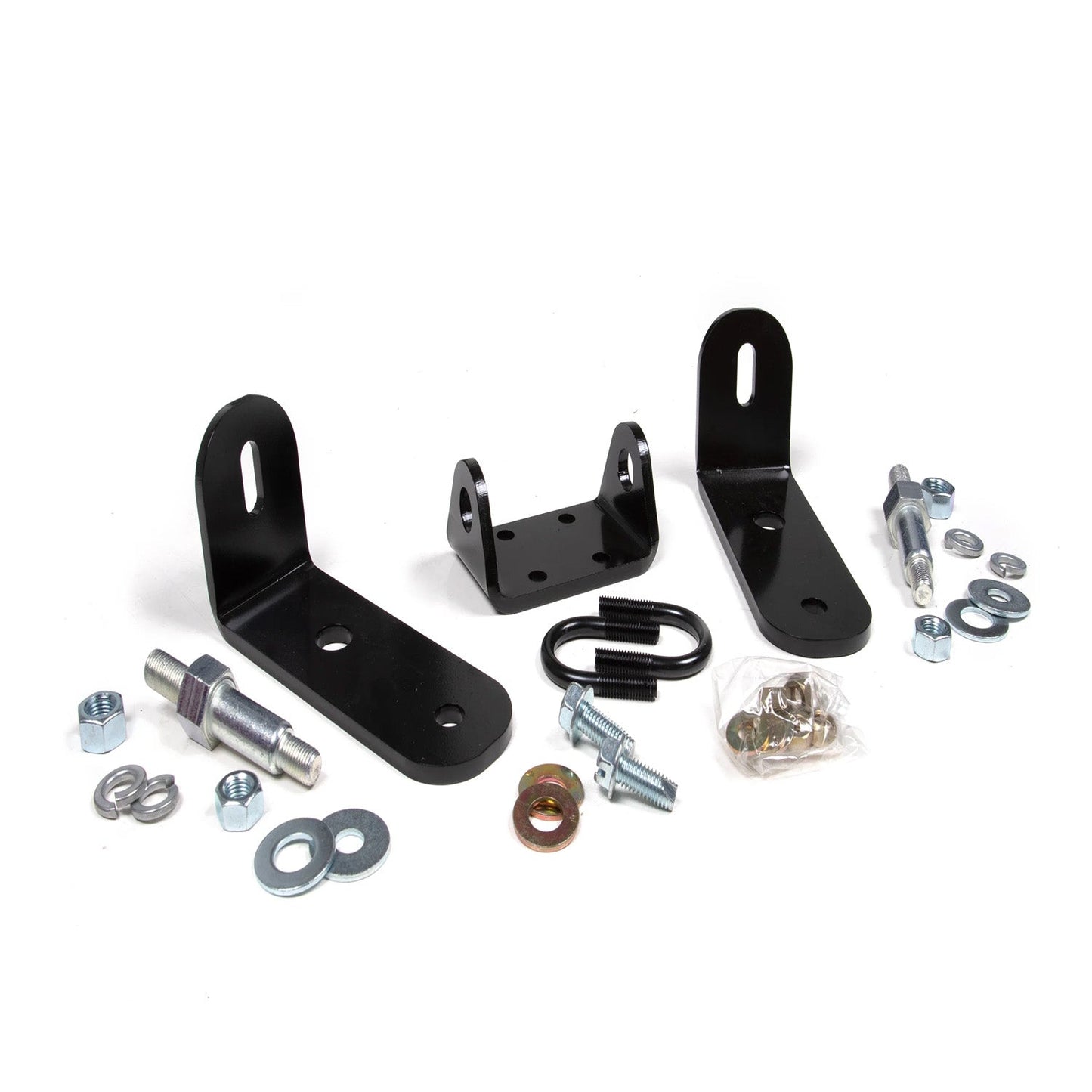 BDS Suspension Dual Steering Stabilizer Mounting Brackets 03-08 Ram 2500/3500 With Y-Style Steering