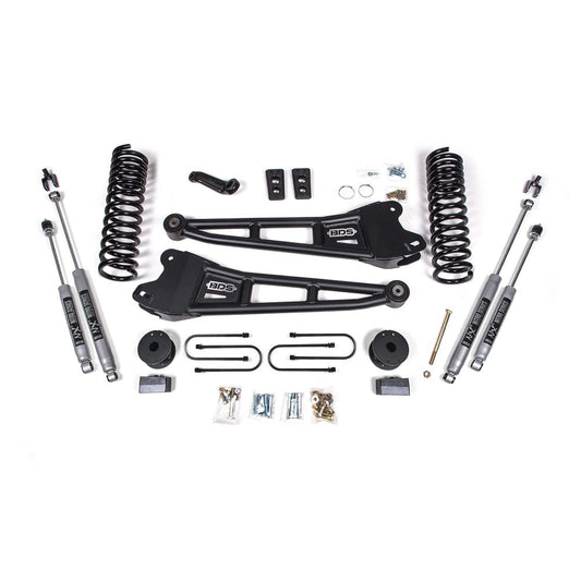 BDS Suspension 4" Radius Arm Lift Kit 13-18 Ram 3500 w/Factory Air