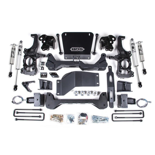BDS Suspension 5" Lift Kit FOX 2.5 HTO Performance Series 20-26 GM 2500HD/3500HD 4WD