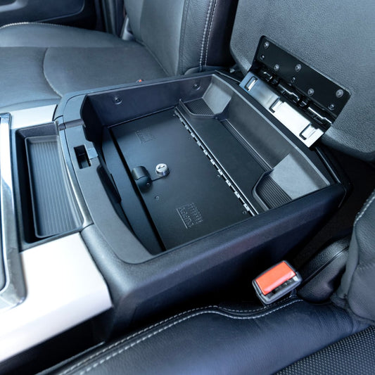 Tuffy Security Console Safe with Flow-Thru Console 10-18 Ram 2500 / 3500