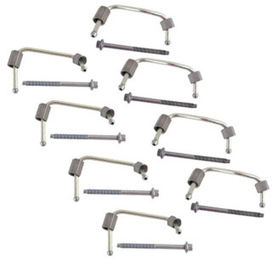 Grizzly Fuel Injector Lines With Bolts (8ct.) 11-19 Ford 6.7L Powerstroke