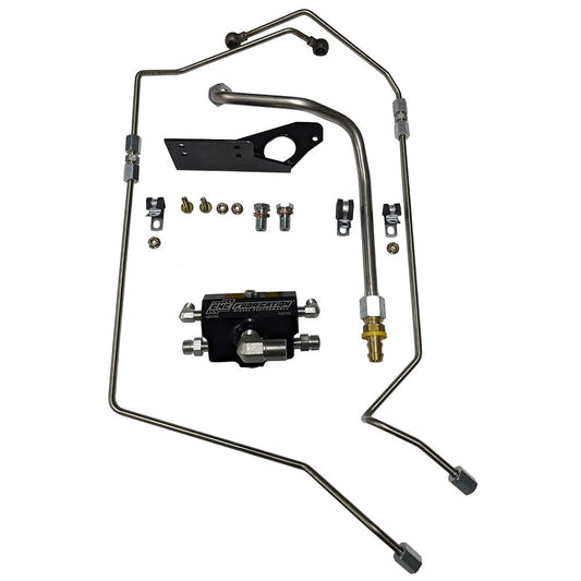 CNC Fabrication 4-Line Feed Fuel Line Kit 03-07 Ford 6.0L Powerstroke