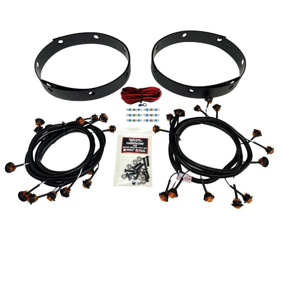Customs Unlimited Rocker Running Light Kit 11-25 Ford 6.7L Powerstroke