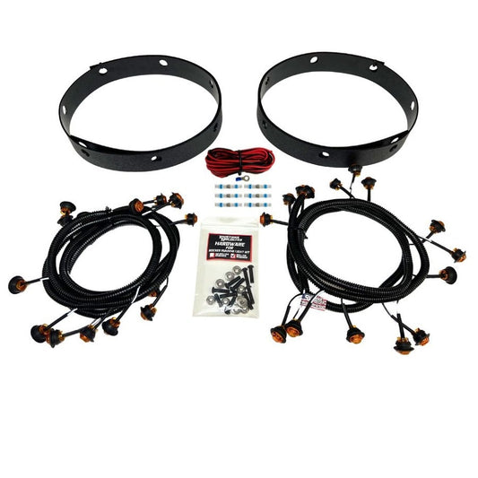 Customs Unlimited Rocker Running Light Kit 11-25 Ford 6.7L Powerstroke