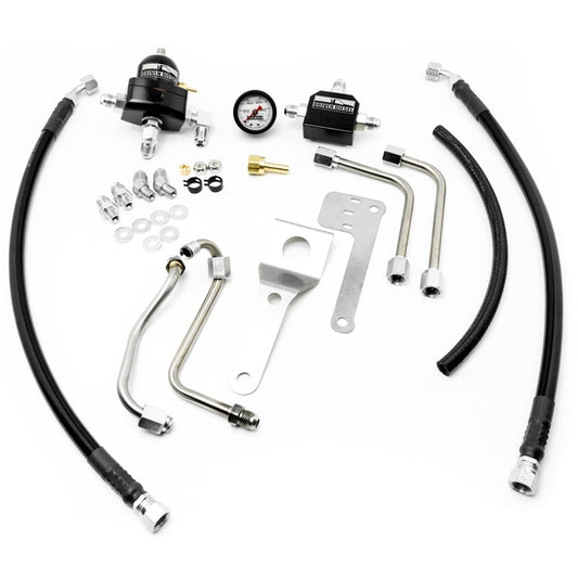 Driven Diesel Fuel Bowl Delete Regulated Return Fuel System Kit 99-03 Ford 7.3L Powerstroke