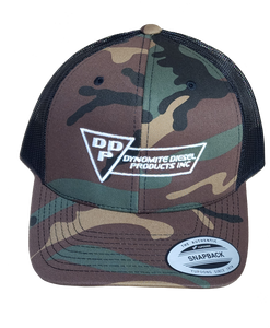 Camo Flag Logo Snapback Hat
