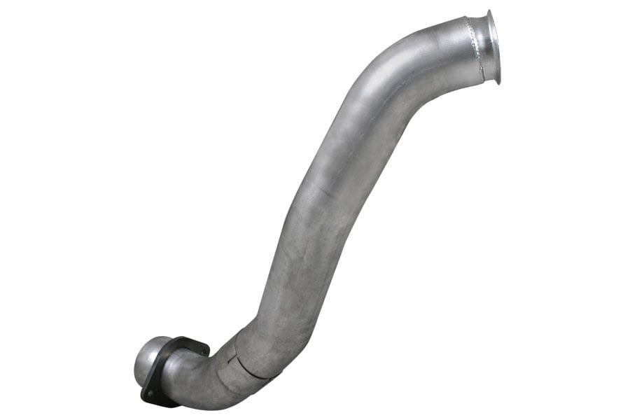 Diamond Eye 4" Aluminized Downpipe Kit without Bungs 08-10 Ford 6.4L Powerstroke