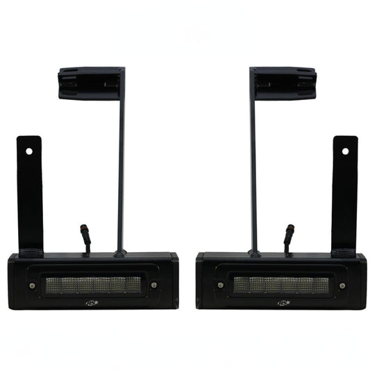Race Sport Lighting Hitch Bar Reverse 7" LED Light Blacked Out Kit 13-24 Ram 2500