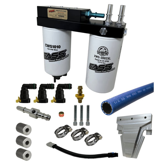 FASS Fuel Systems Drop-In Series Diesel Fuel Filtration System 17-24 Ford 6.7L Powerstroke