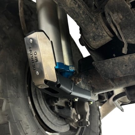 Dethloff HD Rear Shock Guards 14-25 Ram 6.7L Cummins 2500/3500