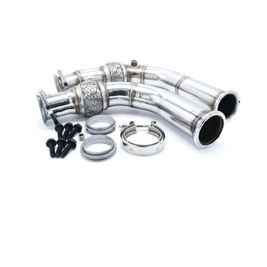 DieselSite Bellowed Stainless Crossover Pipe 92-00 GM 6.5 Diesel