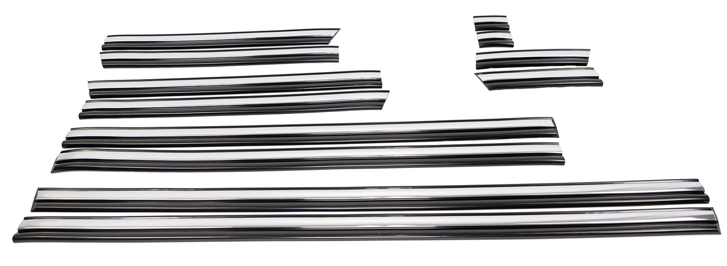 Complete Performance Chrome Body Molding Set 92-97 Ford F-250/F-350 SuperDuty