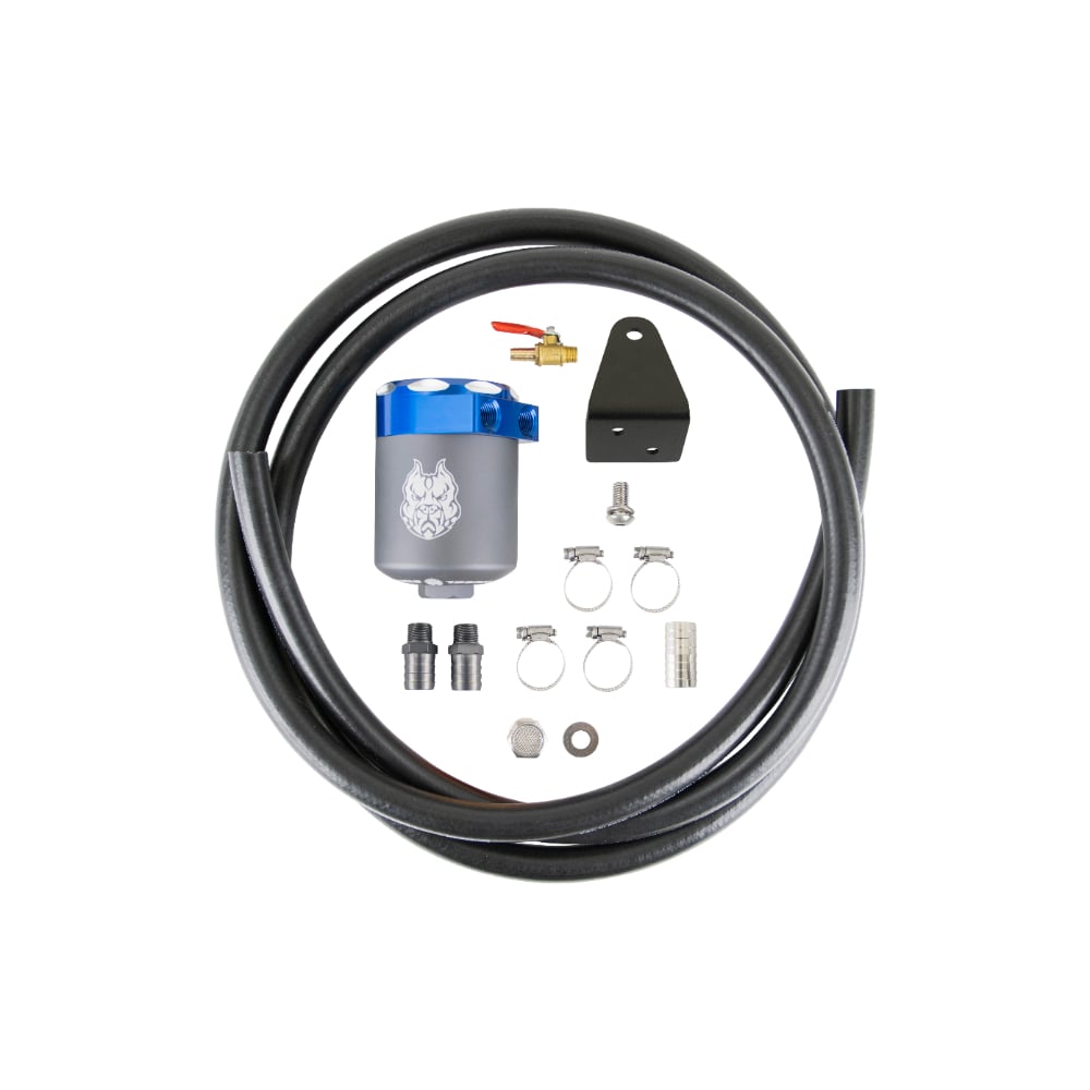 Sinister Diesel Billet Catch Can for 08-10 Ford 6.4L Powerstroke