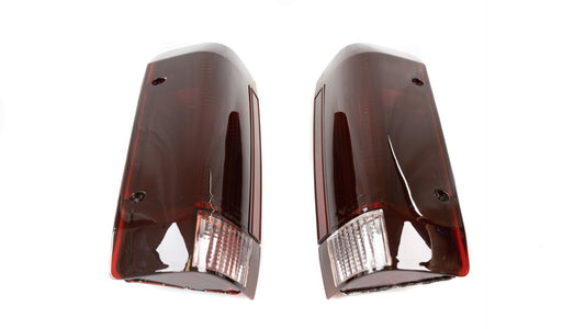 Complete Performance Smoked Red Tail Lights - 80-97 Ford F-250/350