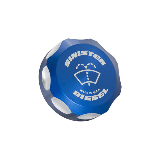 Sinister Diesel Windshield Washer Fluid Cap 03-07 Ford 6.0L Powerstroke