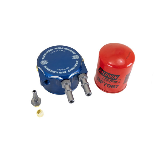 Sinister Diesel Fuel Filter Conversion Kit 11-23 Ford 6.7L Powerstroke