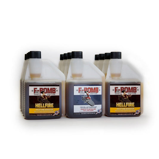 Fuel-Bomb | Split case of F-BOMB/HellFire Diesel Fuel Additive (12 Bottles)
