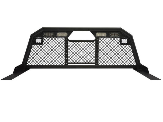 Royalty Core RC88T Billet Headache Rack w/ Integrated Taillights & Dura PODs 2020 GM 6.6L Duramax