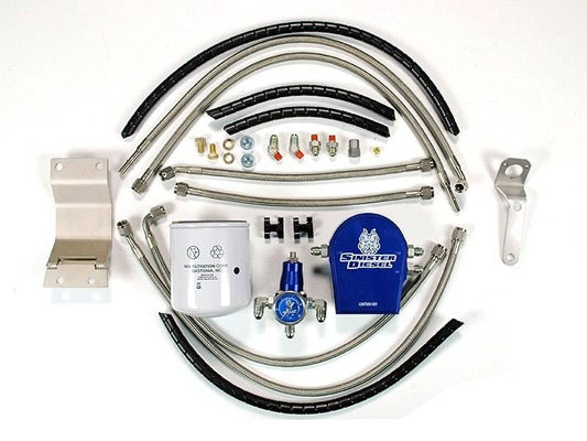 Sinister Diesel Regulated Fuel Return W/ Fuel Filter 99-03 Ford 7.3L Powerstroke