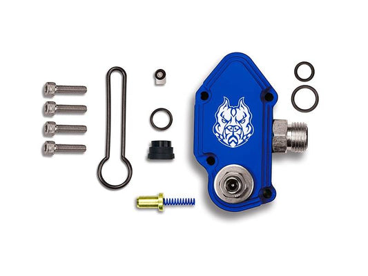 Sinister Diesel Blue Spring Kit with Adjustable Billet Spring Housing 03-07 6.0L Ford Powerstroke