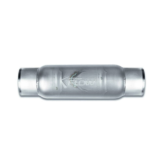 Street Performance 5" Round Body 4.0" In X 4.0" Out Street Flow Muffler