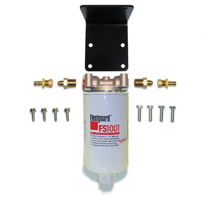 Glacier Diesel Universal Inline 10 Micron Fuel/Water Separator