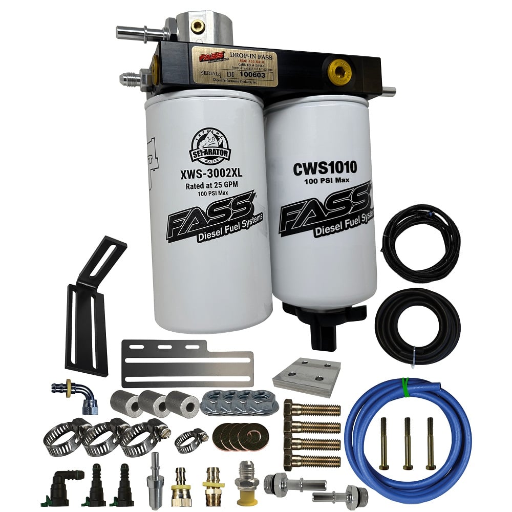 FASS Fuel Systems Drop-In Series Diesel Fuel Filtration System 03-07 Dodge/Ram 5.9L Cummins
