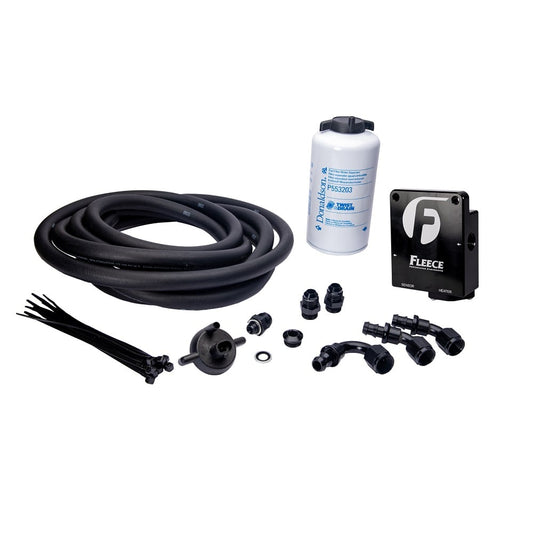 Fleece Performance FPE-34780 Auxiliary Fuel Filter And Line Kit 98.5-02 Dodge 5.9L Cummins