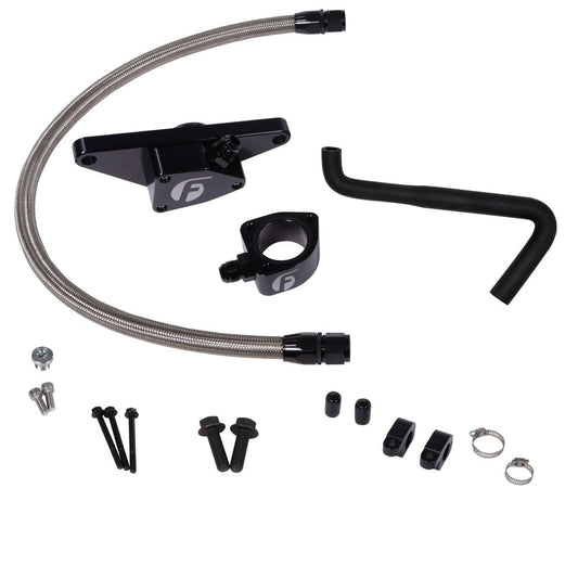 Fleece Performance Coolant Bypass Kit W/Stainless Braided lines 06-07 5.9L Auto Trans Cummins