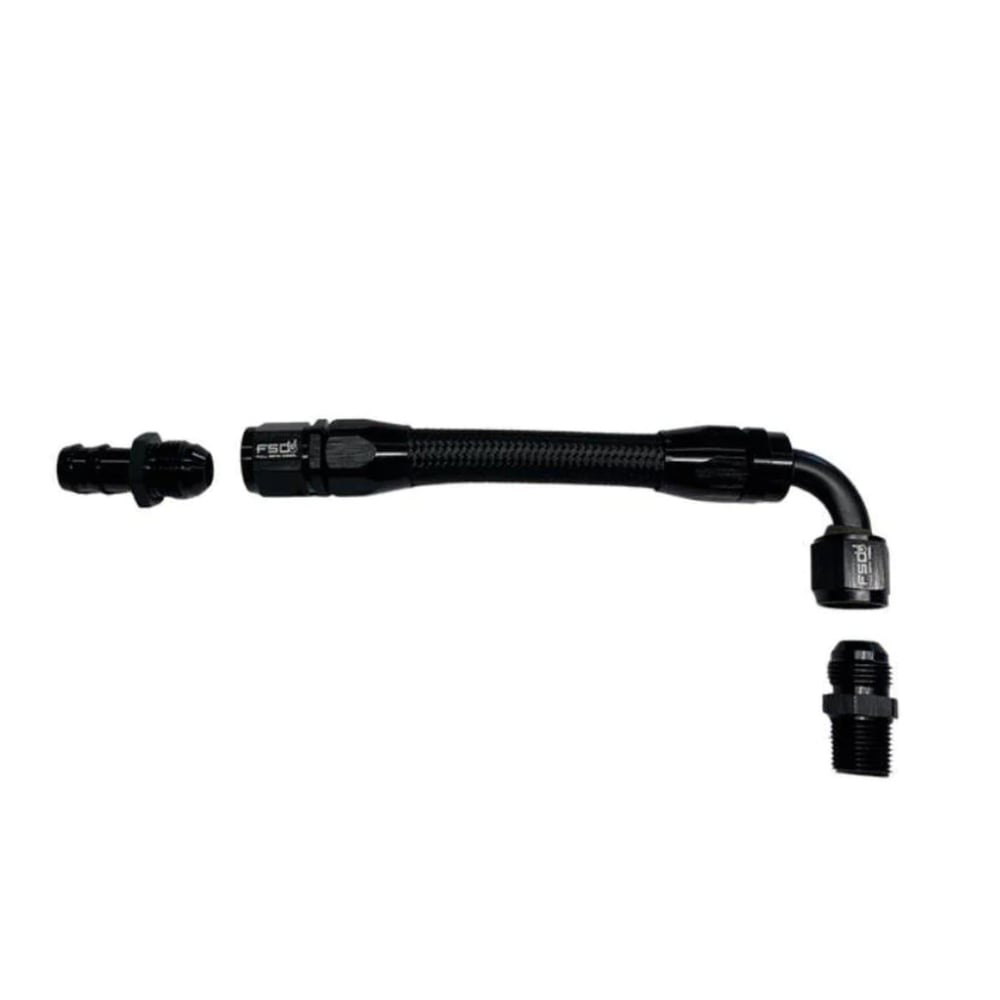 Full Send Diesel Braided Top Heater Hose 98.5-23 Dodge Ram 5.9L / 6.7L Cummins