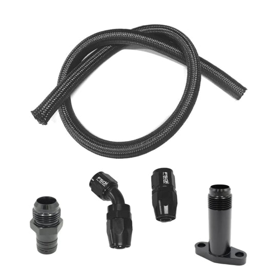 Full Send Diesel DIY High Flow -12AN Turbo Drain Kit 89-22 Dodge Ram 5.9L / 6.7L Cummins