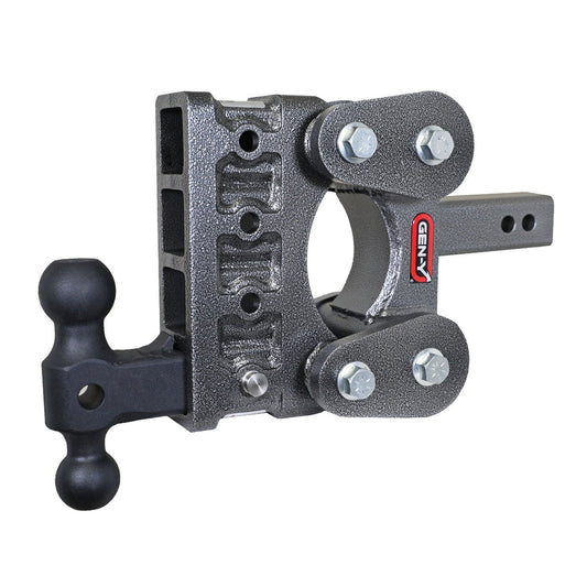 Gen-Y Hitch The Boss 16K Drop Hitch 2" Shank With Dual-Ball - 5" / 7.5" / 10" Drop