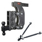 Gen-Y Hitch The Boss 21K Drop Hitch 2.5" Shank With Stabilizer - 15" / 18" / 21" Drop
