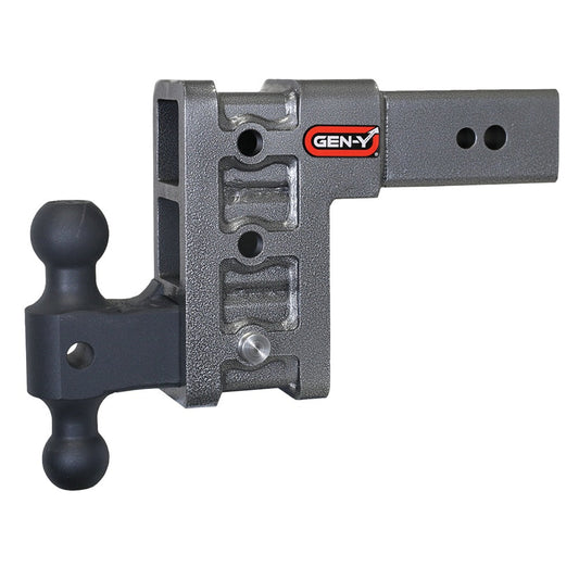 Gen-Y Hitch Mega-Duty 32K Drop Hitch 3" Shank With Dual-Ball - 6" / 9" / 12" Drop