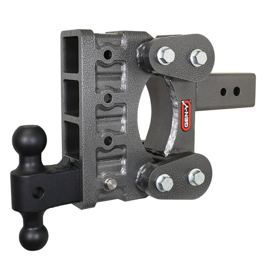 Gen-Y Hitch The Boss 21K Drop Hitch 3" Shank With Dual-Ball - 6" / 9" / 12" Drop