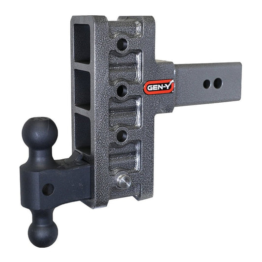 Gen-Y Hitch Mega-Duty 32K Drop Hitch 3" Shank With Dual-Ball - 6" Offset Drop