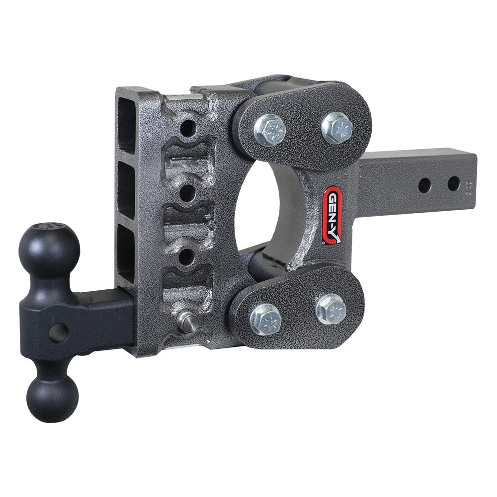 Gen-Y Hitch The Boss 10K Drop Hitch - 2.5" Shank With Dual-Ball - 5" / 7.5" / 10" Drop