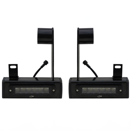 Race Sport Lighting Hitch Bar Reverse 7" LED Light Blacked Out Kit 20-23 GM 2500HD / 3500