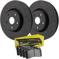 Hawk Performance Talon Slotted Rear Brake Rotor & Ceramic Pad Kit 99-04 Ford F-350 Superduty DRW
