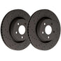 Hawk Performance Talon Cross Drilled & Slotted Front Brake Rotors 03-08 Ram 2500/3500 4WD