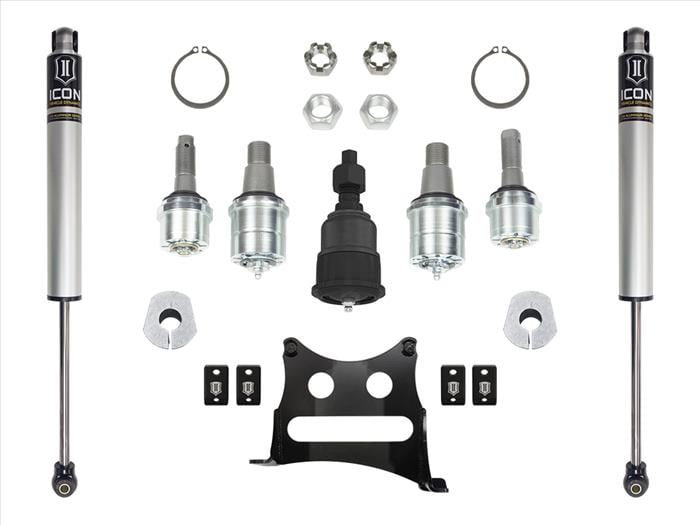 ICON Ultimate Front End Kit with Track Bar Ball Joint 05-22 Ford SuperDuty 4WD