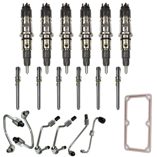 Industrial Injection Reman Stock Injector With Connector Tube & Fuel Lines 07.5-12 Ram 6.7L Cummins