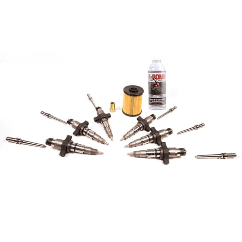 Dynomite Diesel 50 Horsepower Injector Package with Basic Install Kit 04.5-07 Dodge 5.9L Cummins