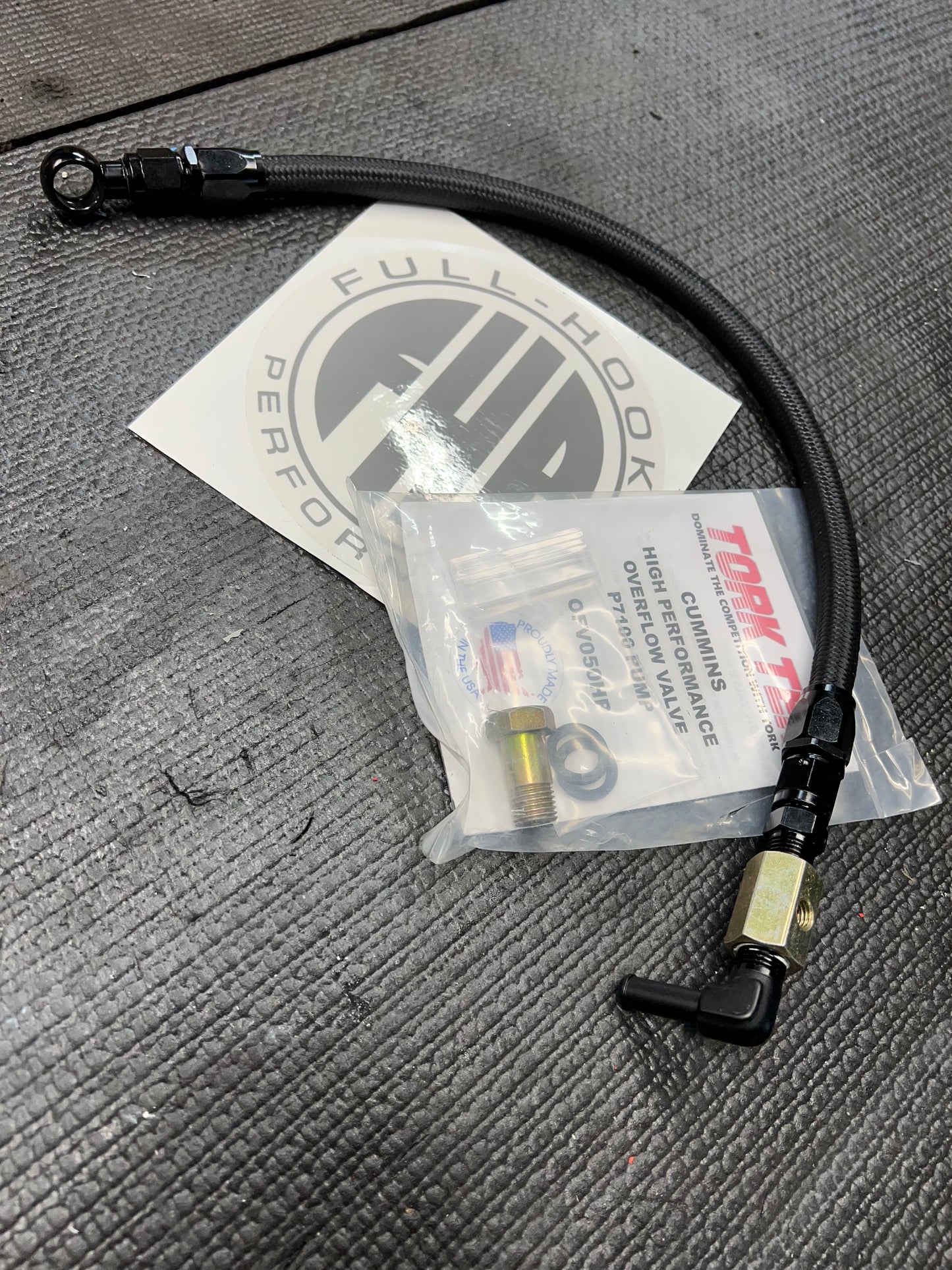 FHP 94-98 12valve Ppump -6AN return line kit