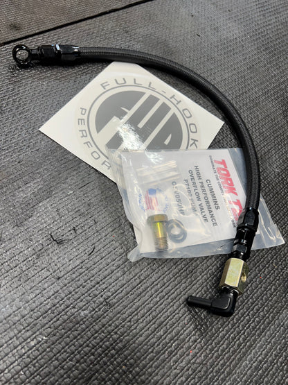 FHP 94-98 12valve Ppump -6AN return line kit